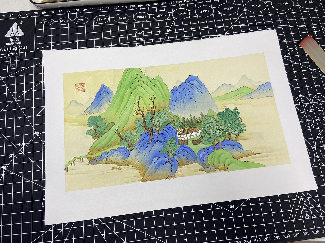 《一方春水》（图ZMzA4MjUxODcy） - 绘画 - 站酷设计师軒陽原创素材 - 站酷ZCOOL