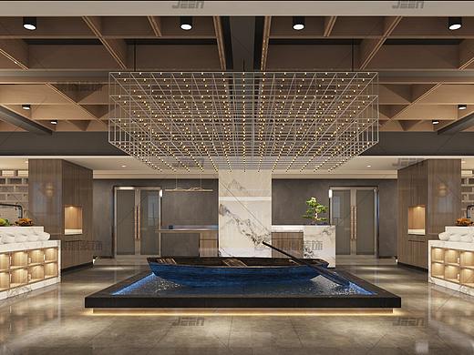 八斗牧场菌汤火锅_火锅店设计效果图_集恩餐饮设计