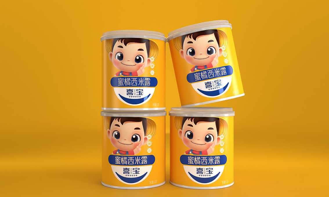喜宝鲜果罐头——徐桂亮品牌设计!