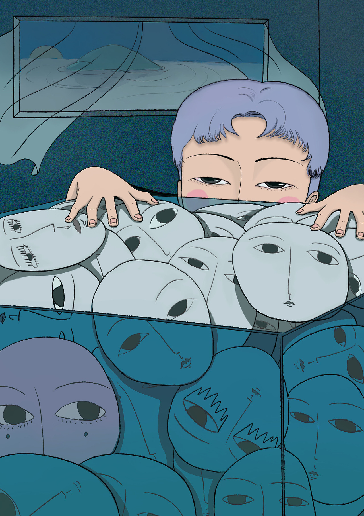 孤独患者|系列插画