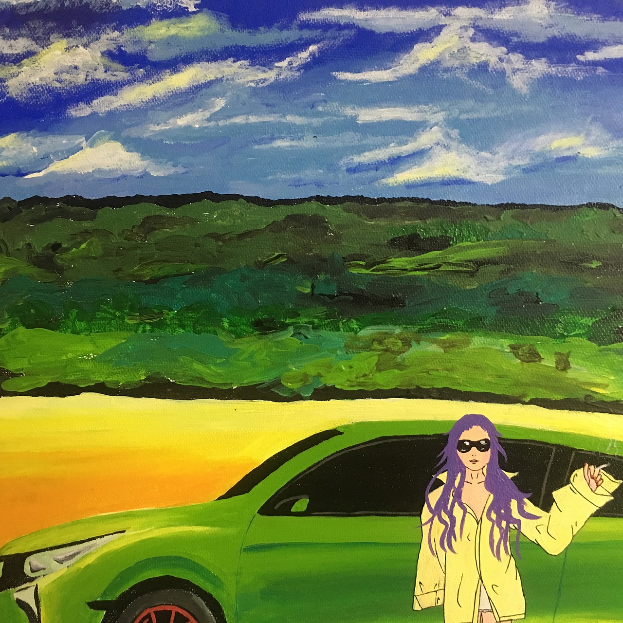 这是一个思域粉（图ZMTQ3NjI2Mjgw） - 绘画 - 站酷设计师张梦谜原创素材 - 站酷ZCOOL