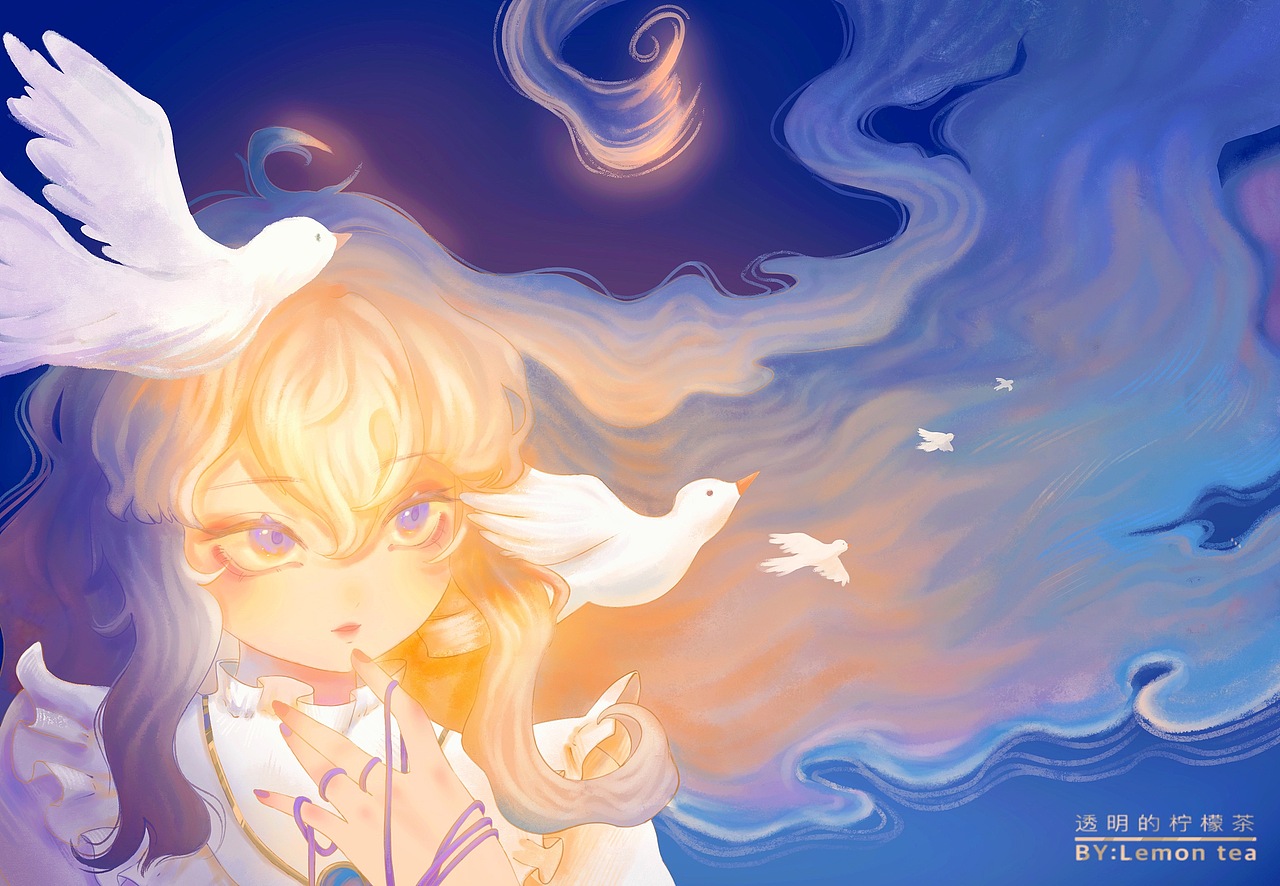 风花鸟 饱和度微调（图ZMzM1NjYwNTA4） - 艺术插画 - 站酷设计师透明的柠檬茶原创素材 - 站酷ZCOOL