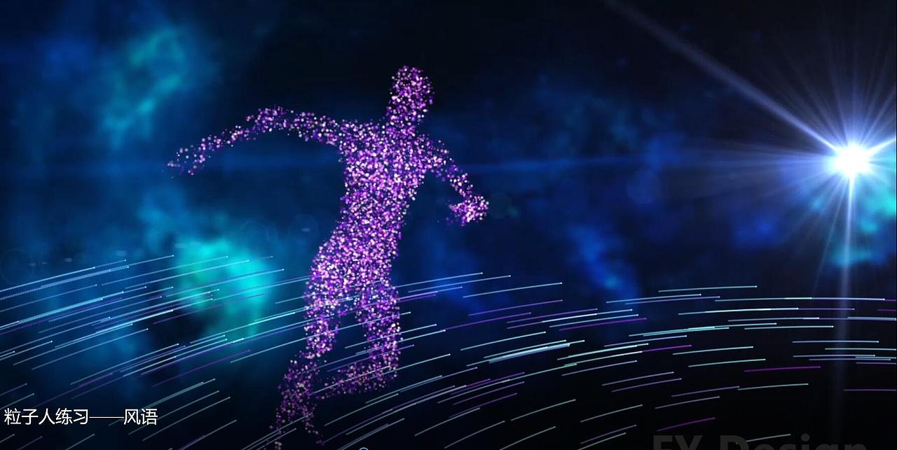 动态粒子人