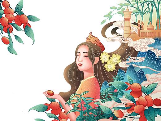 红枣插画
