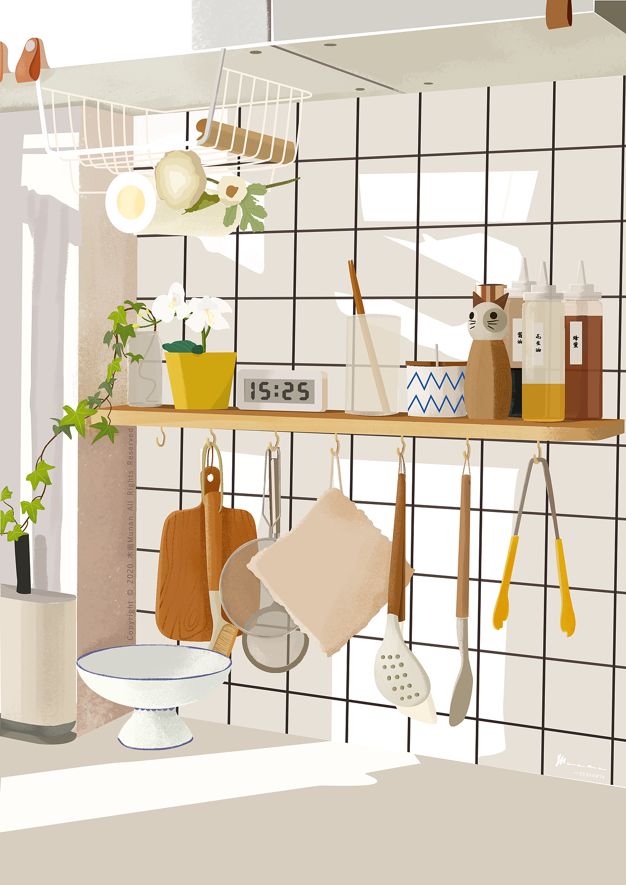 日常插画（图ZMjc5MzAyMDU2） - 创作习作 - 站酷设计师Munan木南原创素材 - 站酷ZCOOL