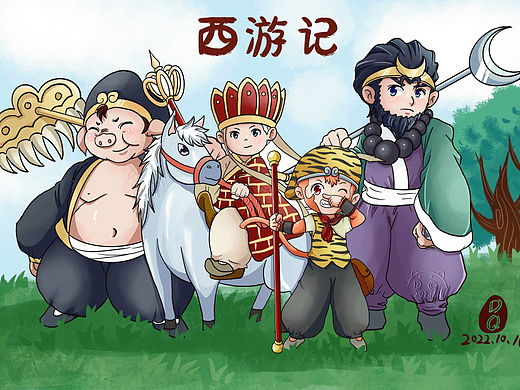 西游记儿童插画系列