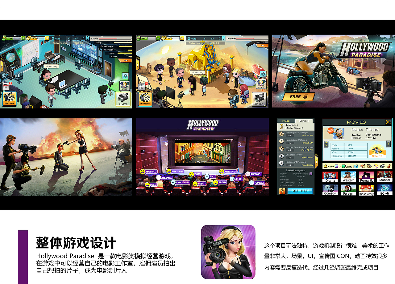 多款 GOOGLE PLAY 游戏宣传图ICON和内部画面设定