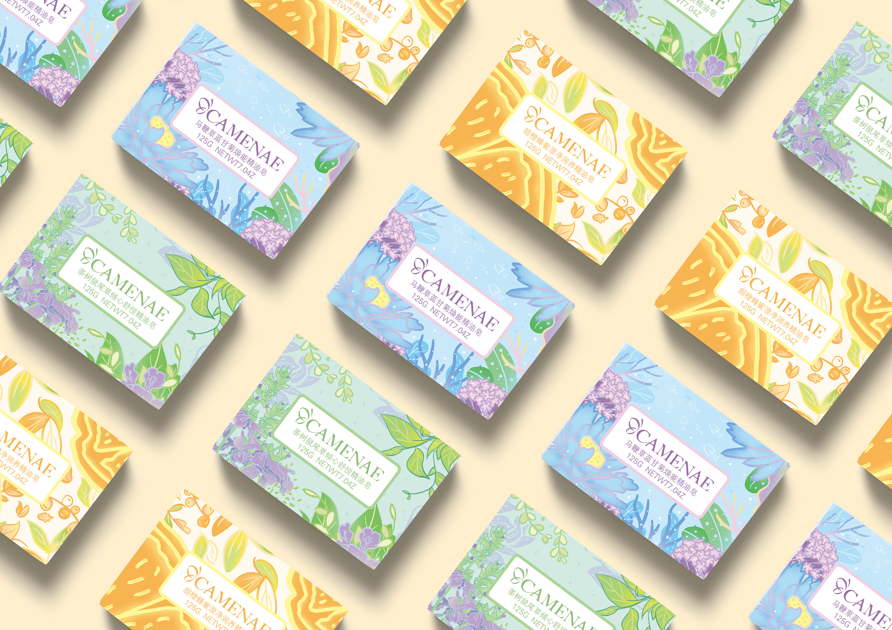 《嘉媚乐》品牌手工皂包装设计