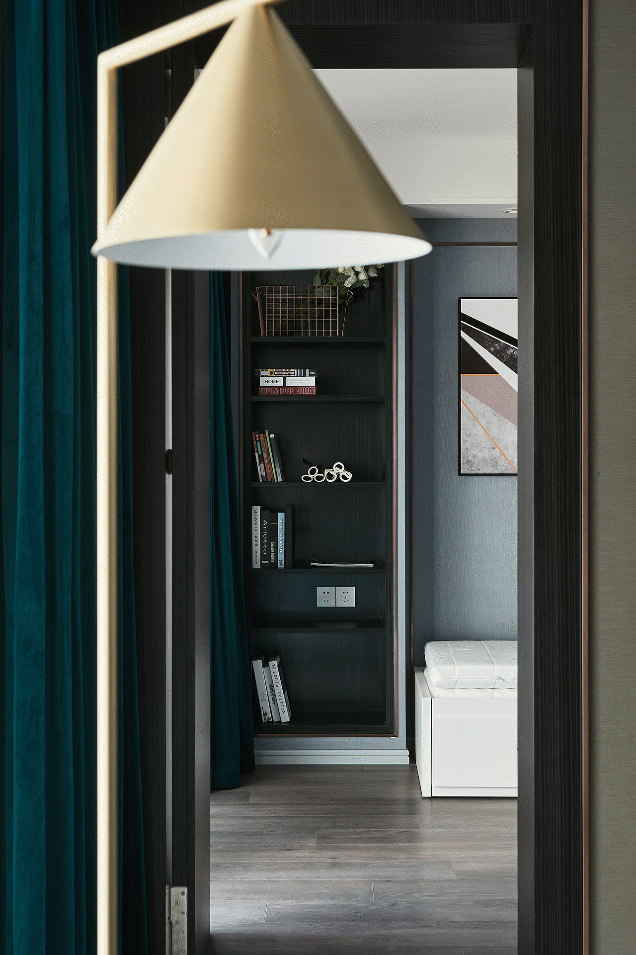 现代简约 | 冷静克制暗色系住宅，宁静舒适，简洁大方（图ZMjE3OTA3ODQ0） - 家装设计 - 站酷设计师一支孤独的浪花原创素材 - 站酷ZCOOL