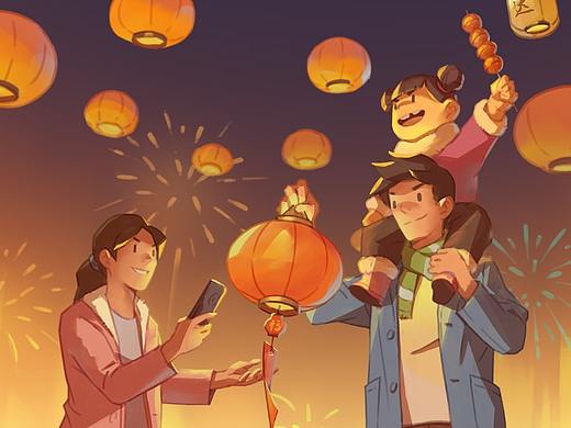 2021年《元宵节》插图 