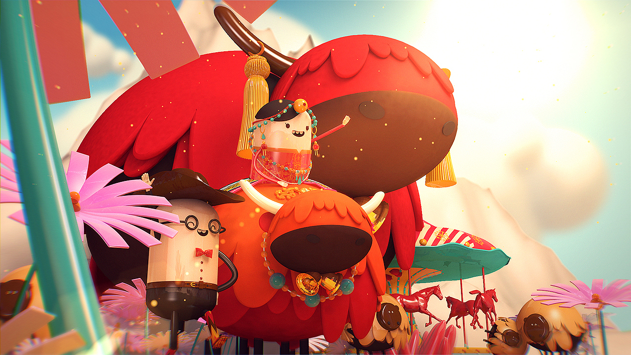 西藏卫视《邦锦梅朵》片头（图ZMjUyNTA3OTI=） - 栏目片头 - 站酷设计师Poyo原创素材 - 站酷ZCOOL