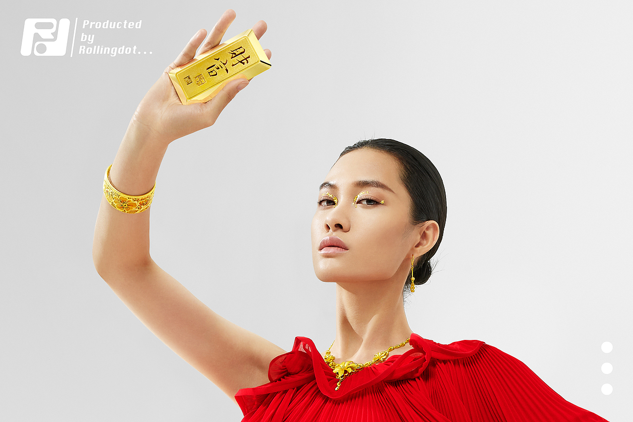 紫金黄金首饰系列 KV拍摄 | 电商摄影