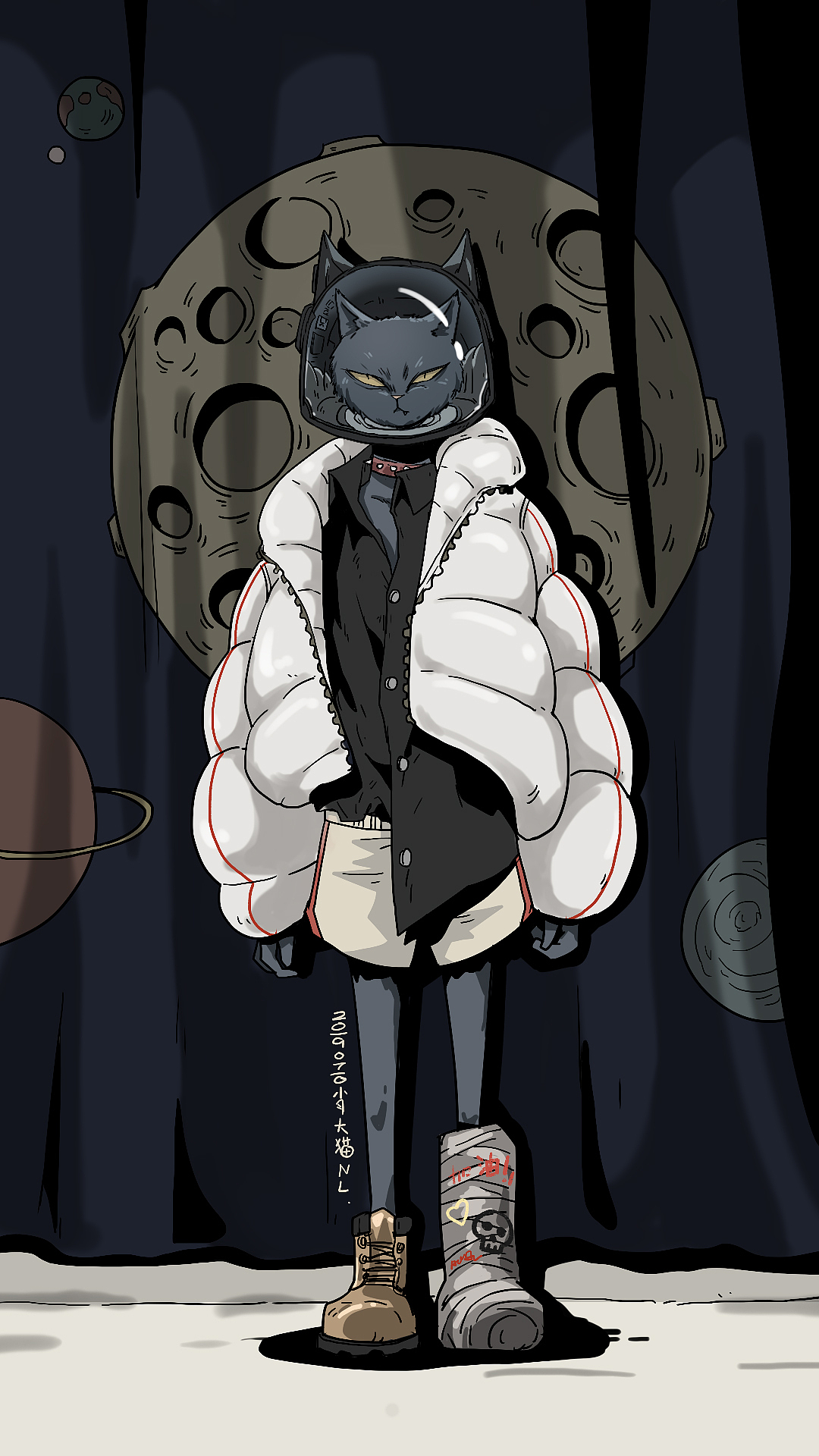 最近的猫图2（图ZMTczNjcxMzEy） - 艺术插画 - 站酷设计师肖大猫NL原创素材 - 站酷ZCOOL