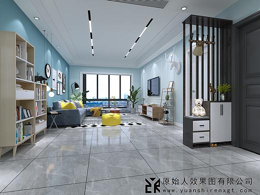 北欧 客餐厅效果图