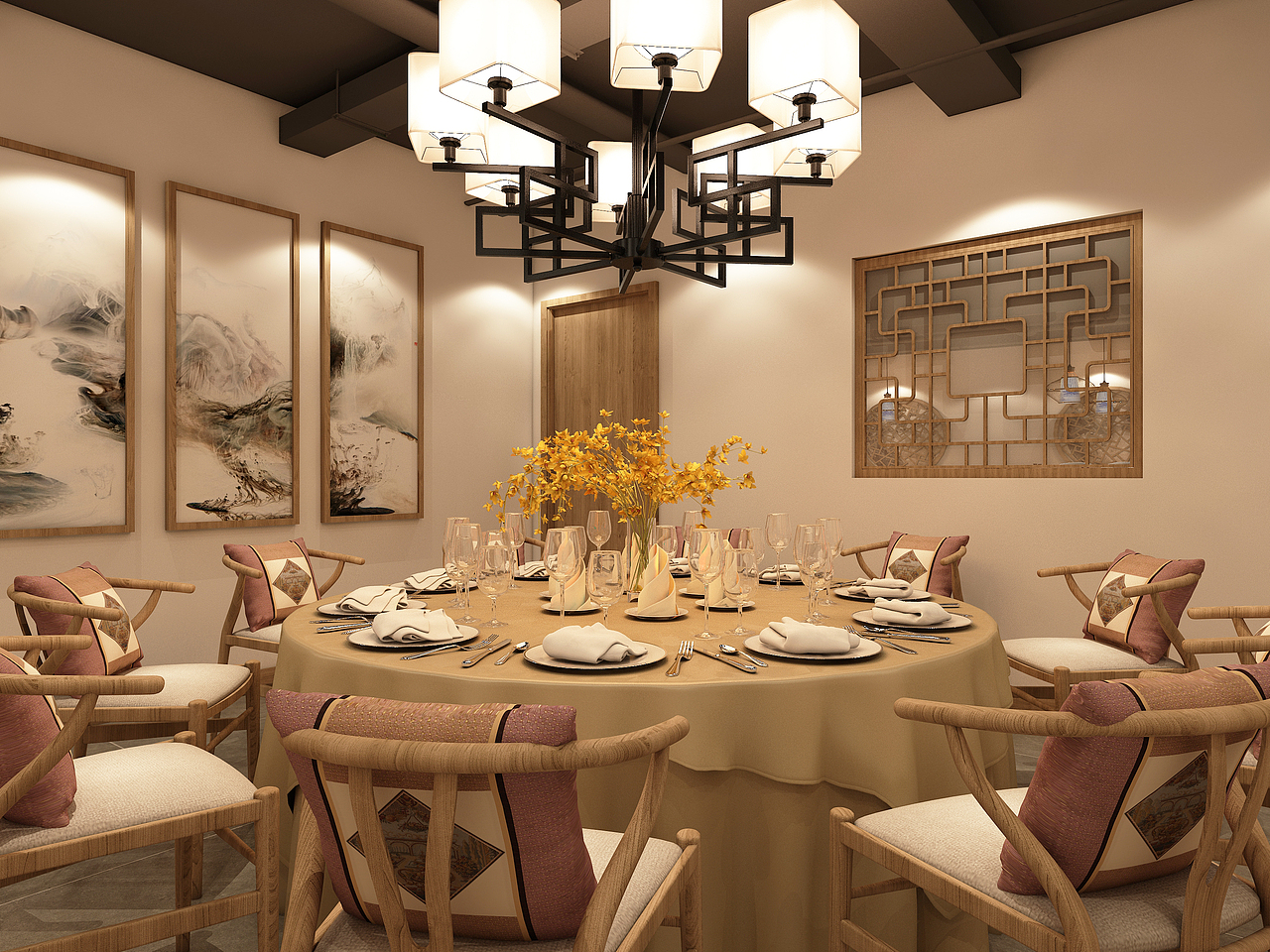 火锅店（图ZMTgwNzE4MTI4） - 家装设计 - 站酷设计师就叫隔壁老王吧原创素材 - 站酷ZCOOL