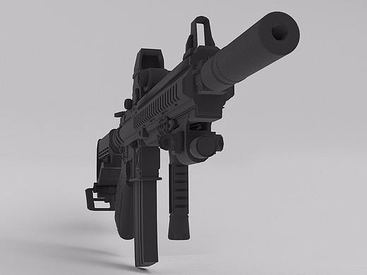 M4槍械 建模練習（個人主頁-ZMjQ2MDg4MzI=） - 機械/交通 - 站酷設計師粗眉蘿卜頭原創(chuàng)素材 - 站酷ZCOOL