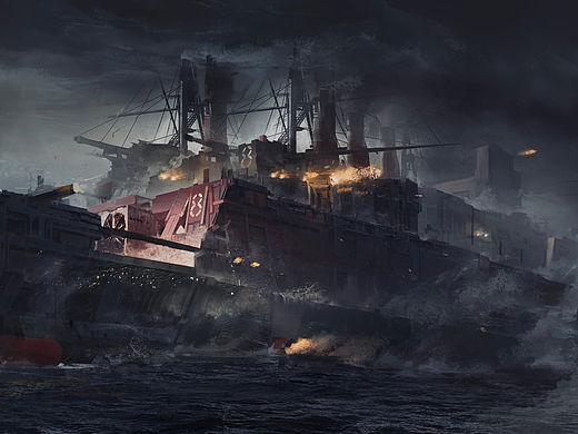 海战（个人主页-ZNjIyMTQ1OTY=） - 概念设定 - 站酷设计师阿蕉先生原创素材 - 站酷ZCOOL