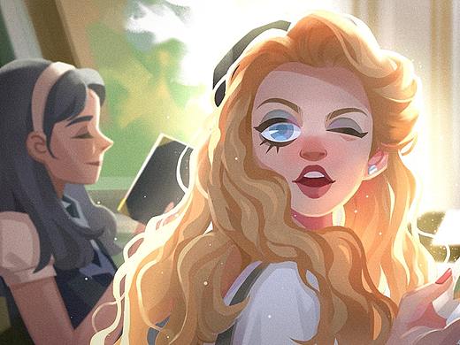 插画习作（个人主页-ZNDk4ODkzNjA=） - 创作习作 - 站酷设计师桃子君home原创素材 - 站酷ZCOOL