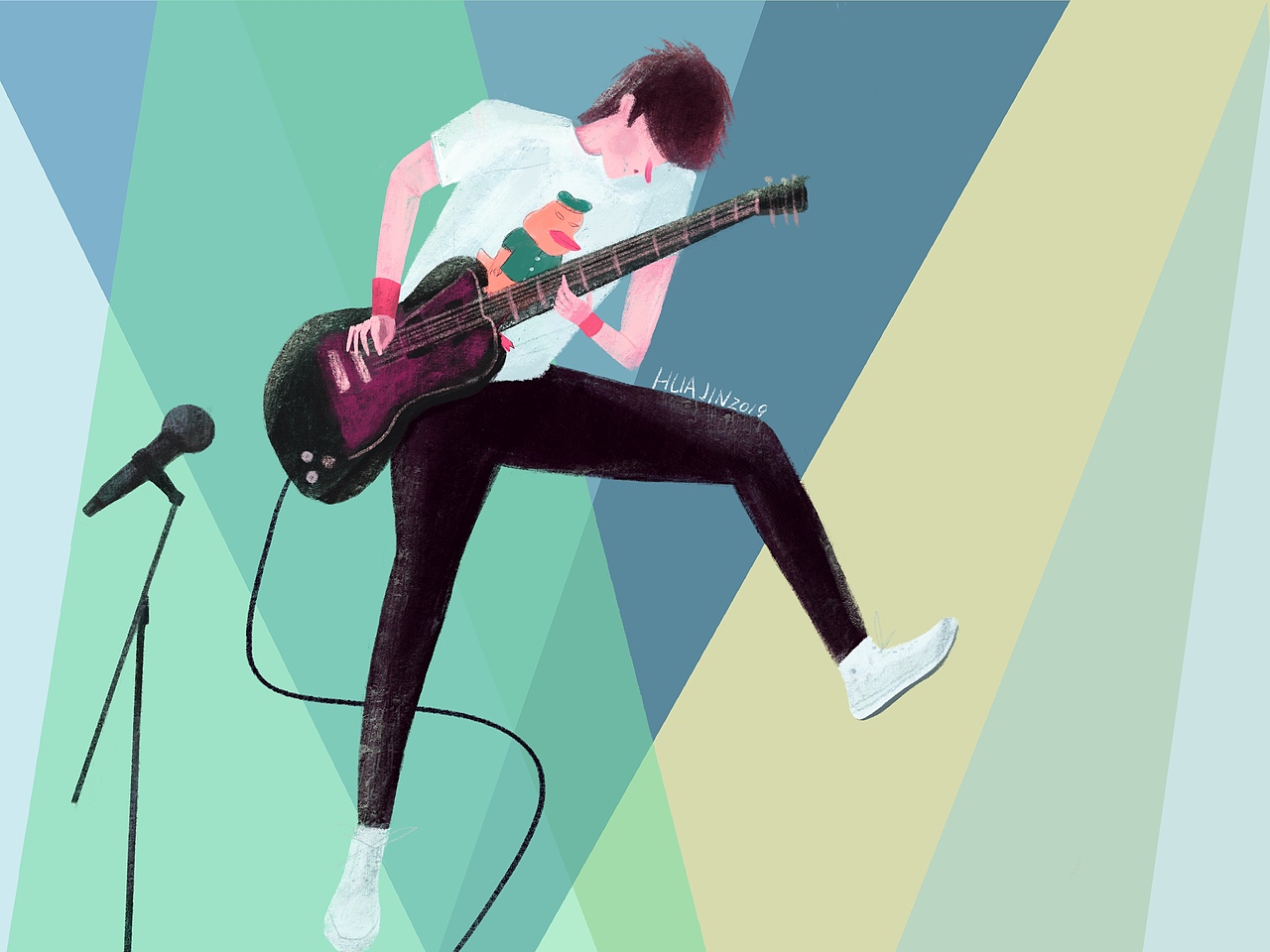 乐队的夏天（图ZMTcyMTc4NDMy） - 创作习作 - 站酷设计师番茄小姐0910原创素材 - 站酷ZCOOL