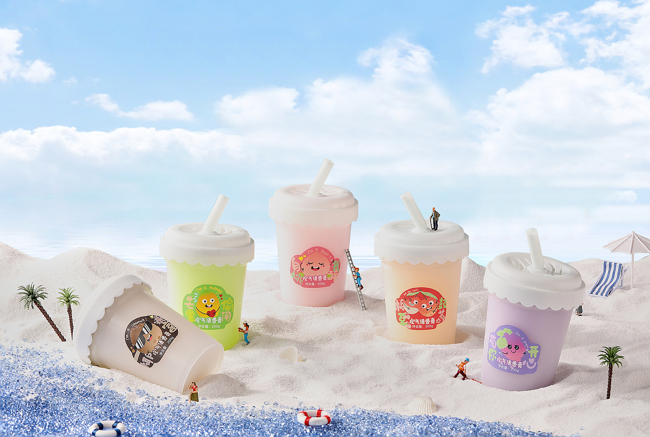 静物摄影|夏日限定·奶茶香熏 🥥🍃