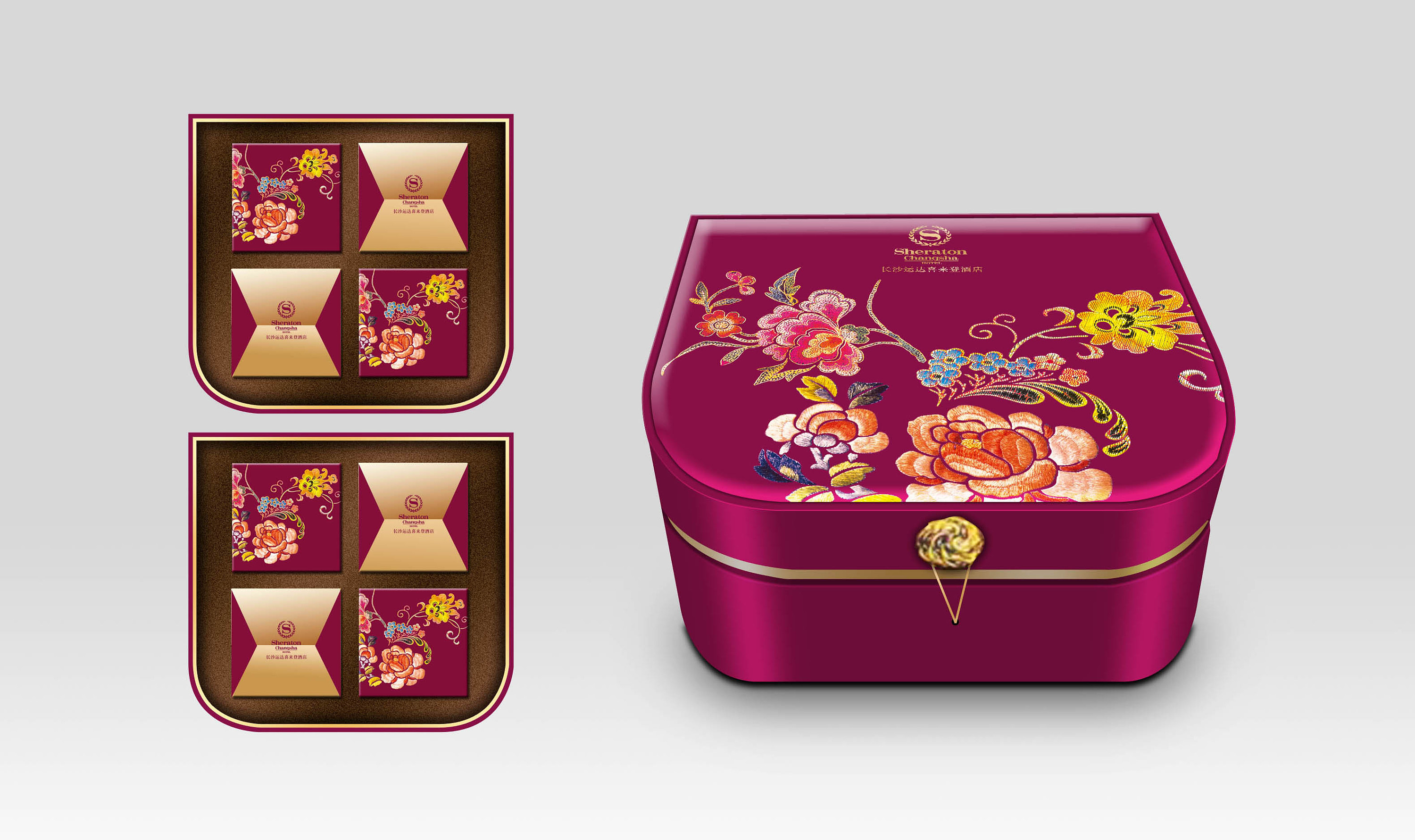 酒店月饼包装作品合集|平面|包装|大头针品牌策划 - 原创作品 - 站酷