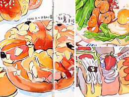 美食插画