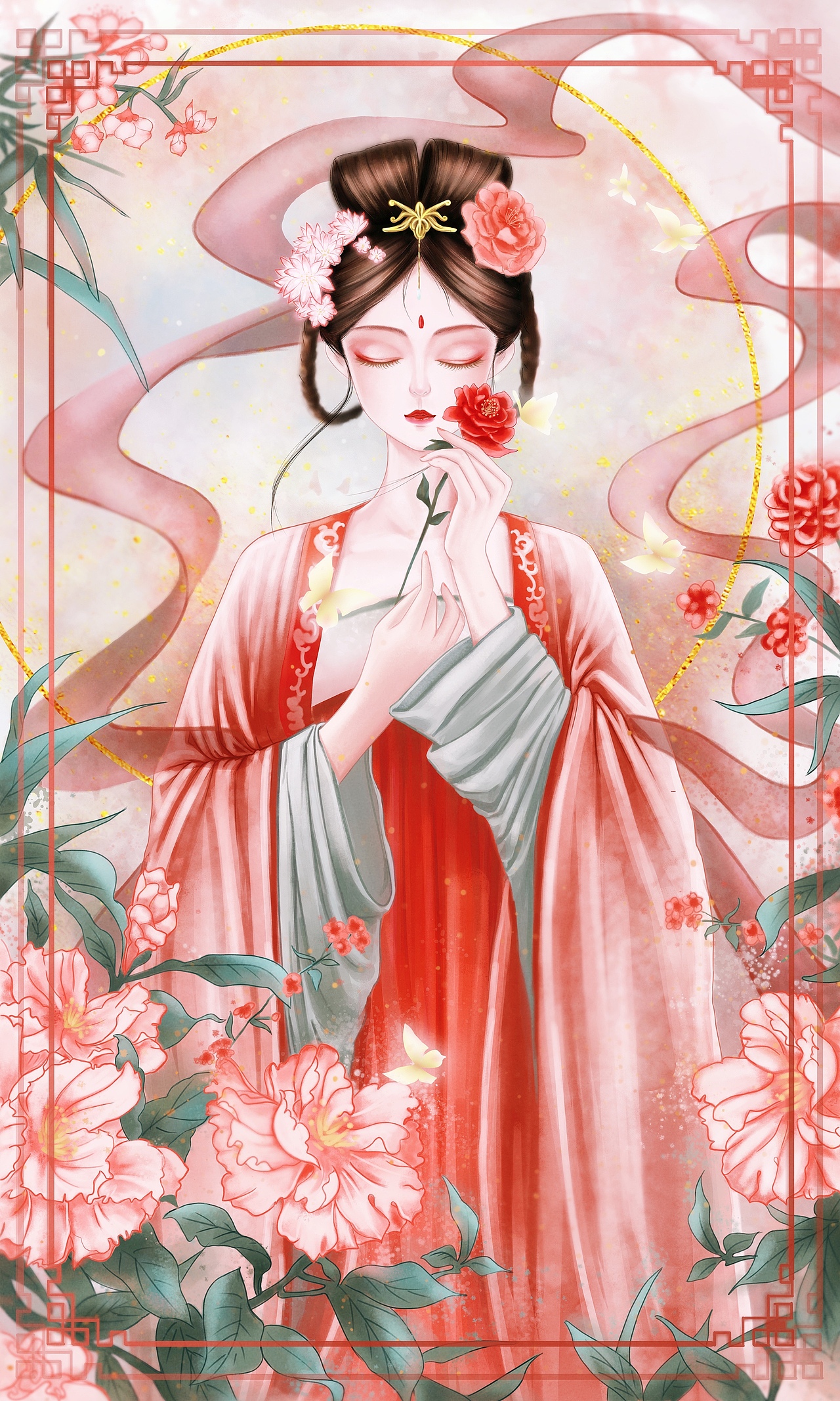 古风美人系列—《豆蔻少女》