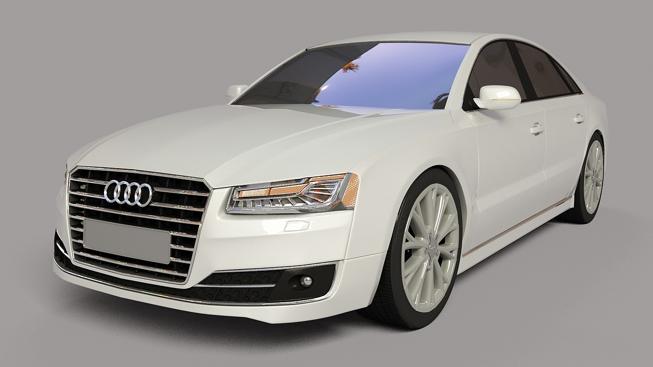 audi a8渲染图