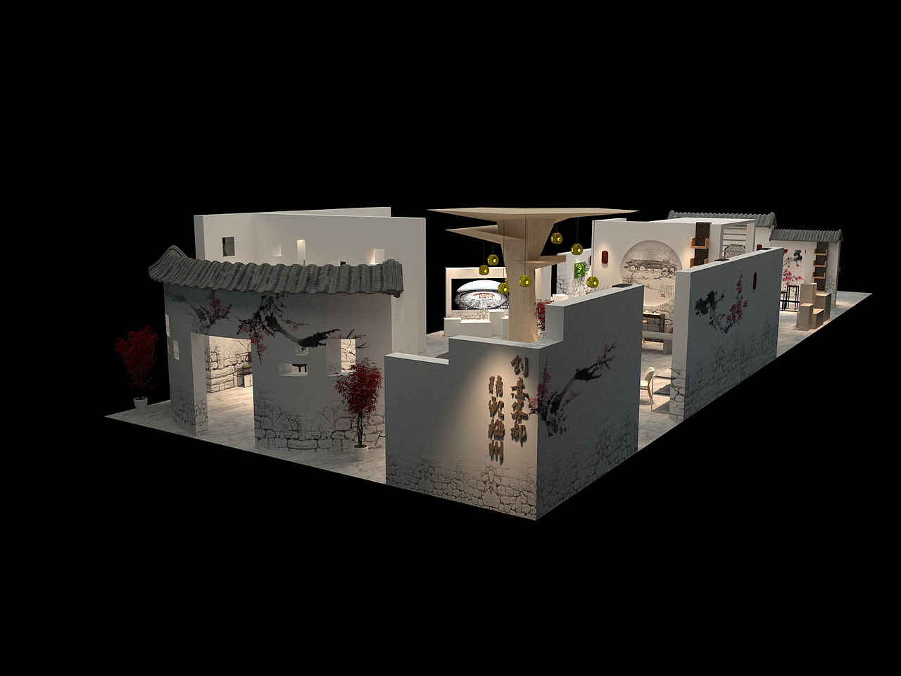 茶博会展览设计（图ZNjkyNTk4MjQ=） - 展陈设计 - 站酷设计师SD张原创素材 - 站酷ZCOOL