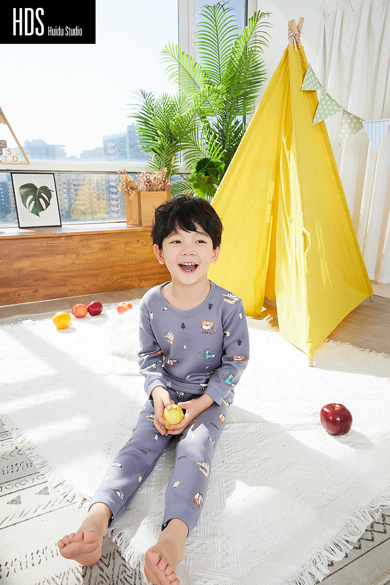 儿童家居服小童模拍摄