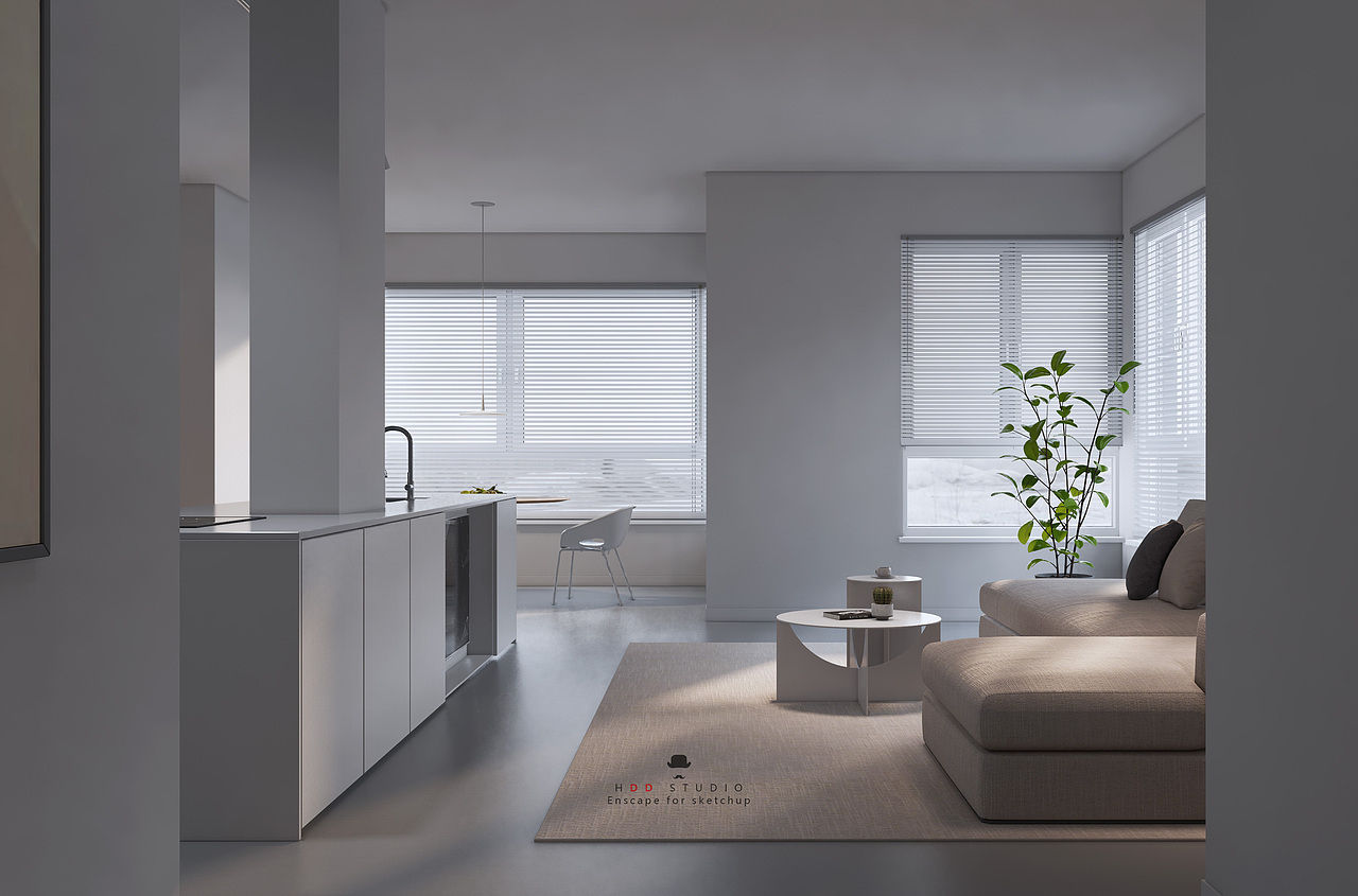 enscapeforsketchup┃极简空间