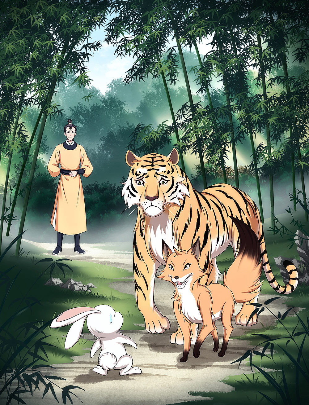 《妖怪书店》图书插画（图ZMjM1NjgyODk2） - 绘本 - 站酷设计师清彦原创素材 - 站酷ZCOOL