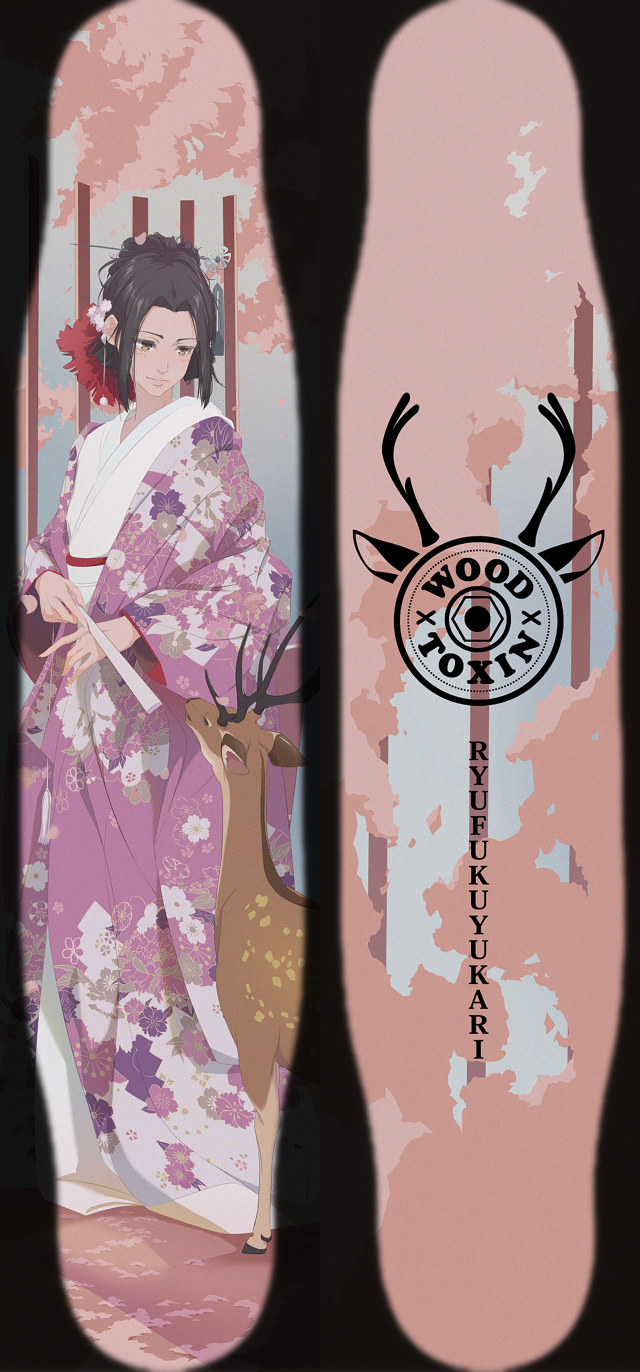 WOOD TOXIN x RYU滑板合作