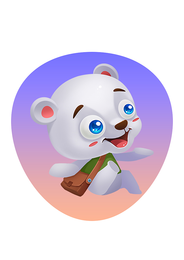 小白熊-comi（图ZODg0Njc1NTI=） - 商业插画 - 站酷设计师夏草插画原创素材 - 站酷ZCOOL