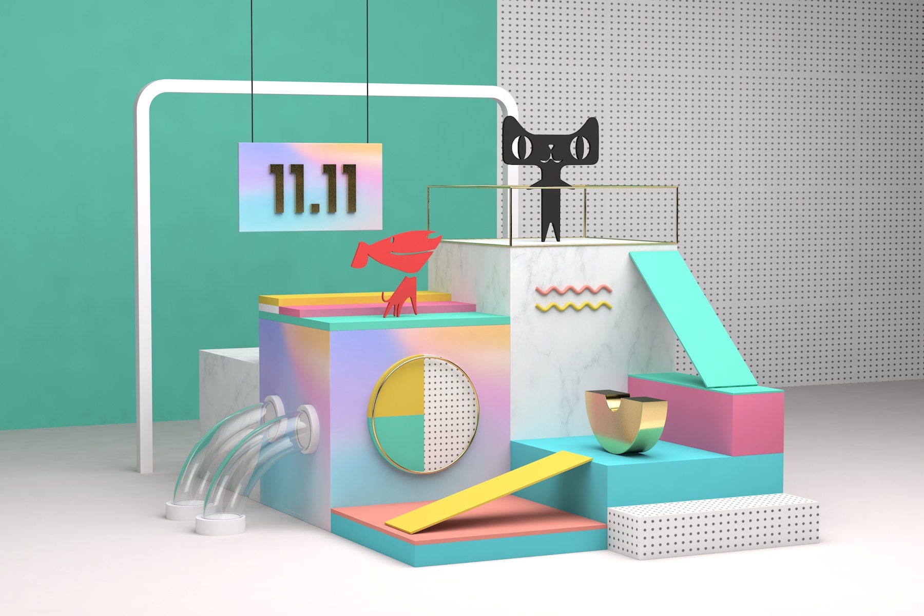 c4d海报|三维|场景|伽蓝西冷 - 临摹作品 - 站酷 (zcool)