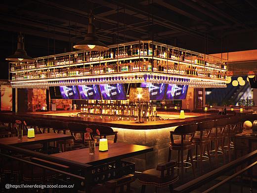 酒吧设计项目（个人主页-ZMzI1NDU3NTY=） - 家装设计 - 站酷设计师设计师小熊猫原创素材 - 站酷ZCOOL