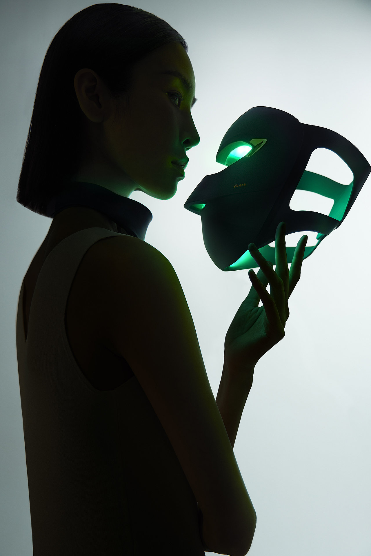 商业修图,雅萌最新绿光面罩