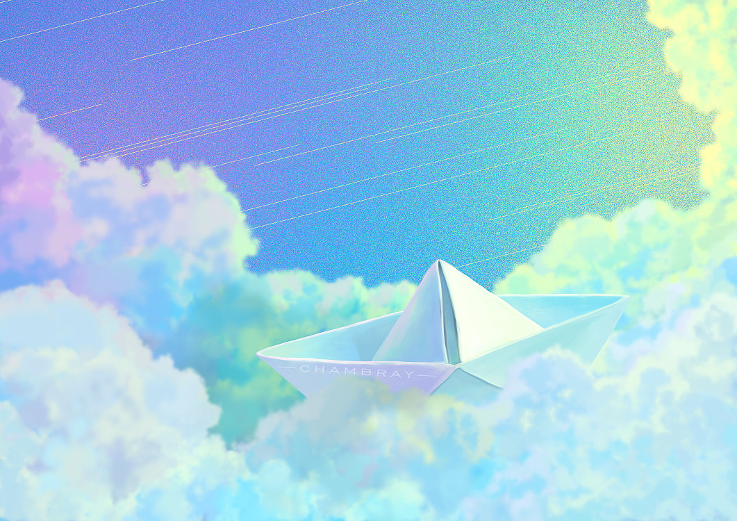 小纸船的梦背景图片