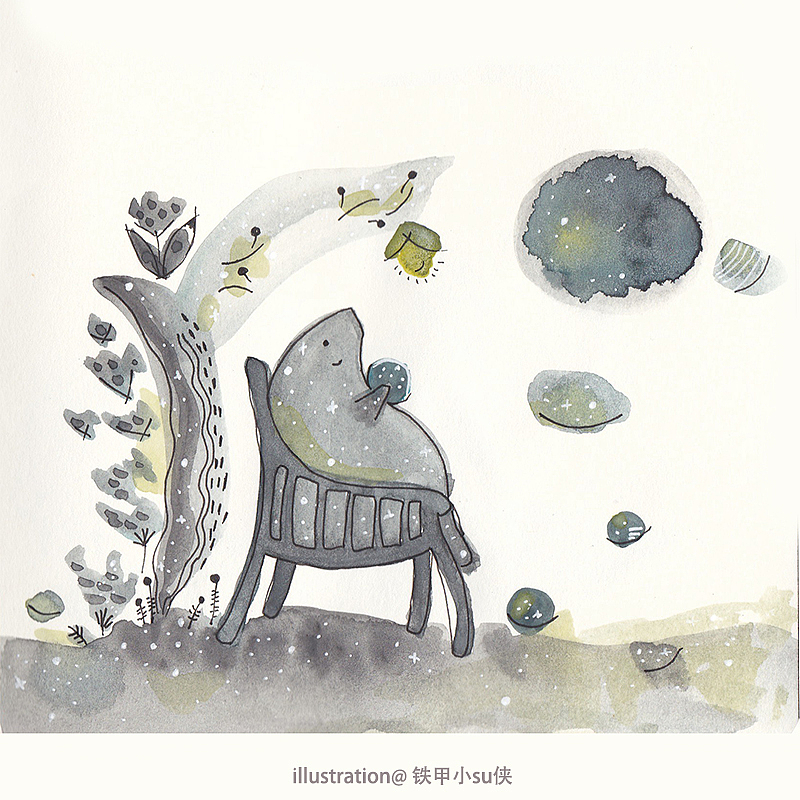 小貘系列创作 - 旅程（图ZOTYwMTMwNjA=） - 艺术插画 - 站酷设计师铁甲小su侠_原创素材 - 站酷ZCOOL