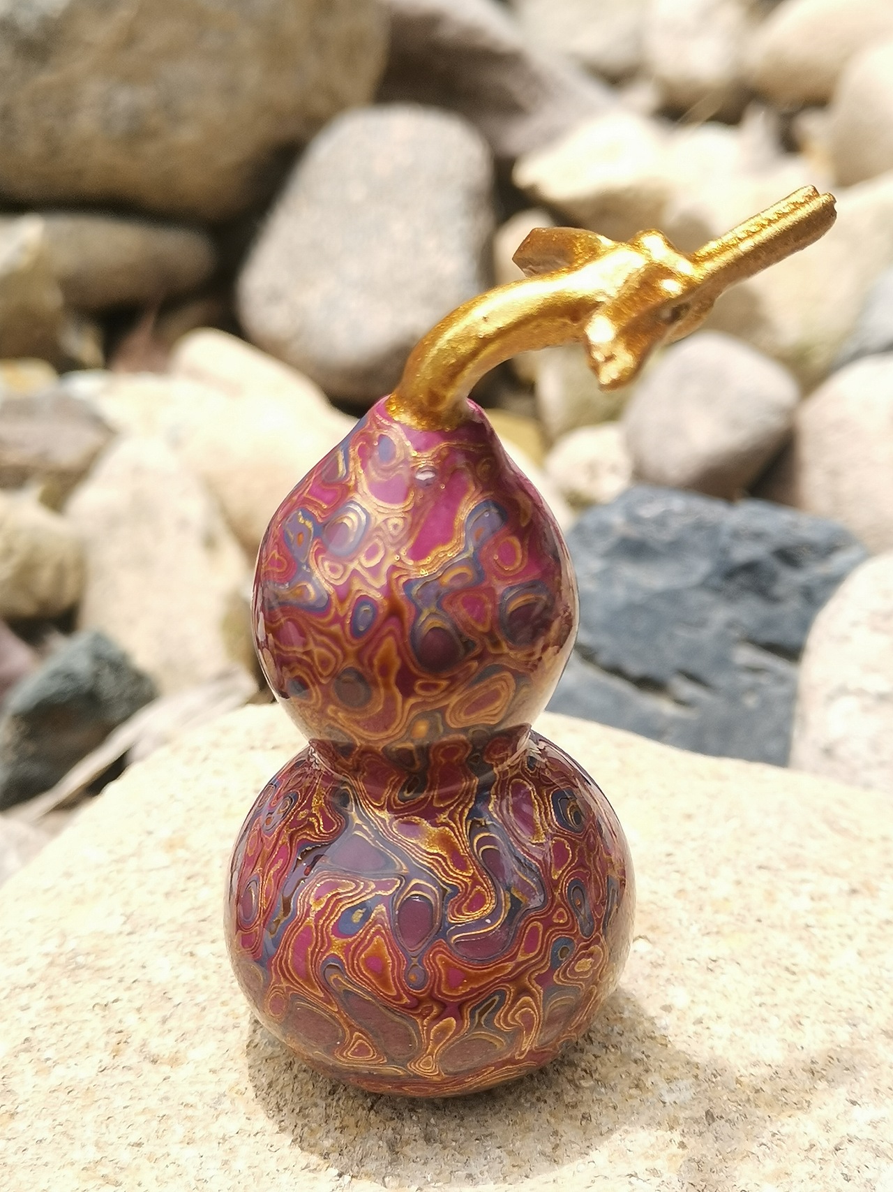 大漆葫芦犀皮工艺