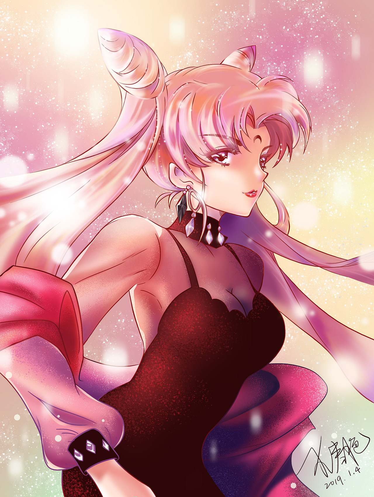 美少女战士黑化的小小兔