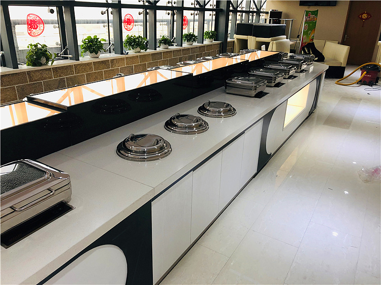 高职餐厅食堂自助餐台设计制作