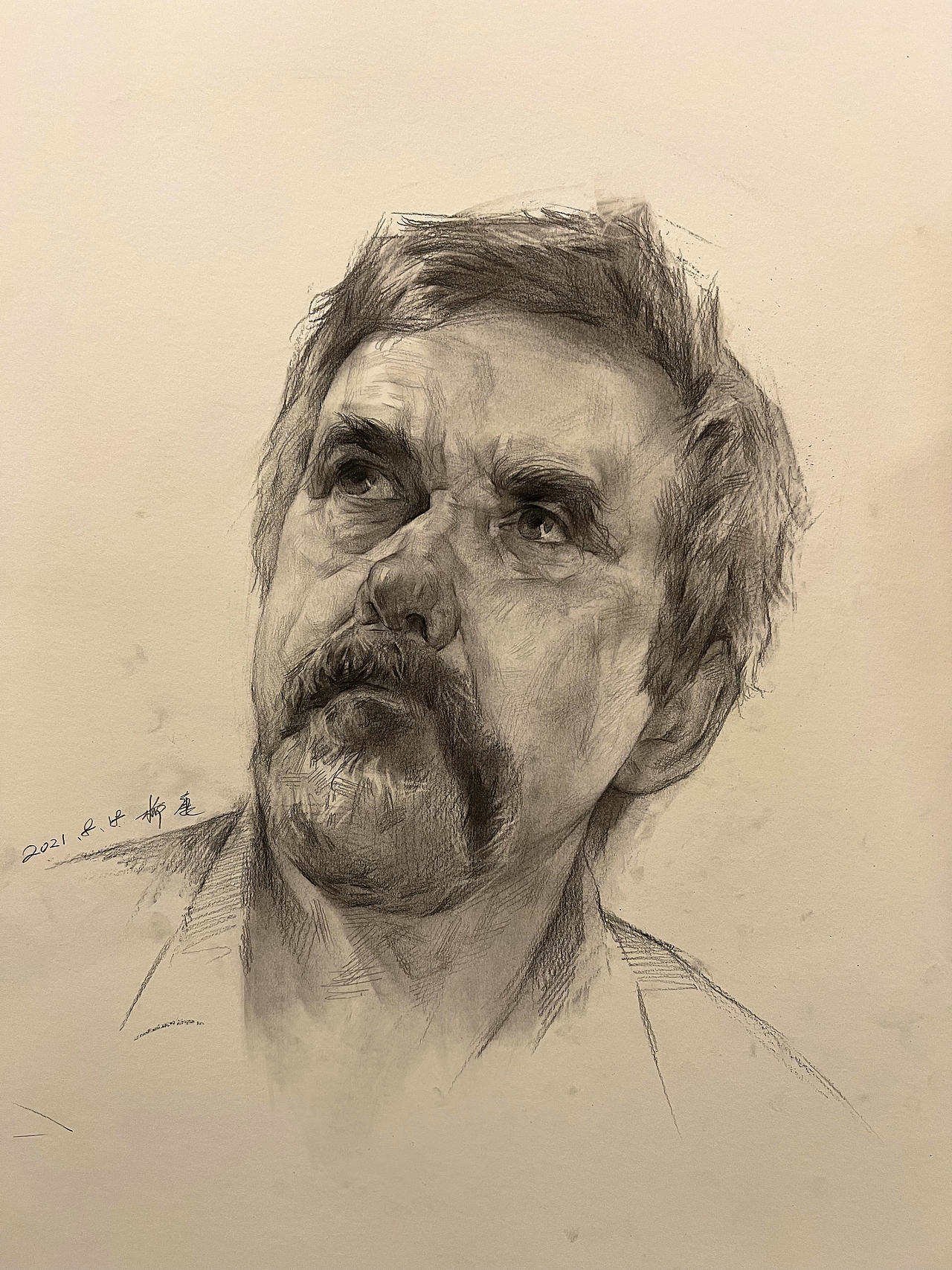 素描肖像赏析｜作者：柳康（图ZMjgxNzg5MTEy） - 绘画 - 站酷设计师衍升画室原创素材 - 站酷ZCOOL