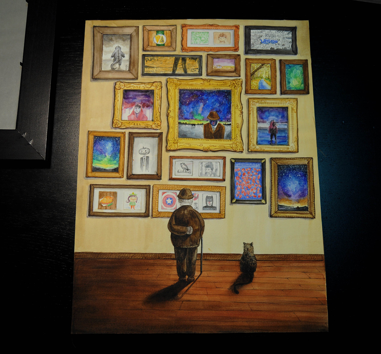 一个人的画展|插画|插画习作|averyzy - 原创作品 - 站酷 (zcool)