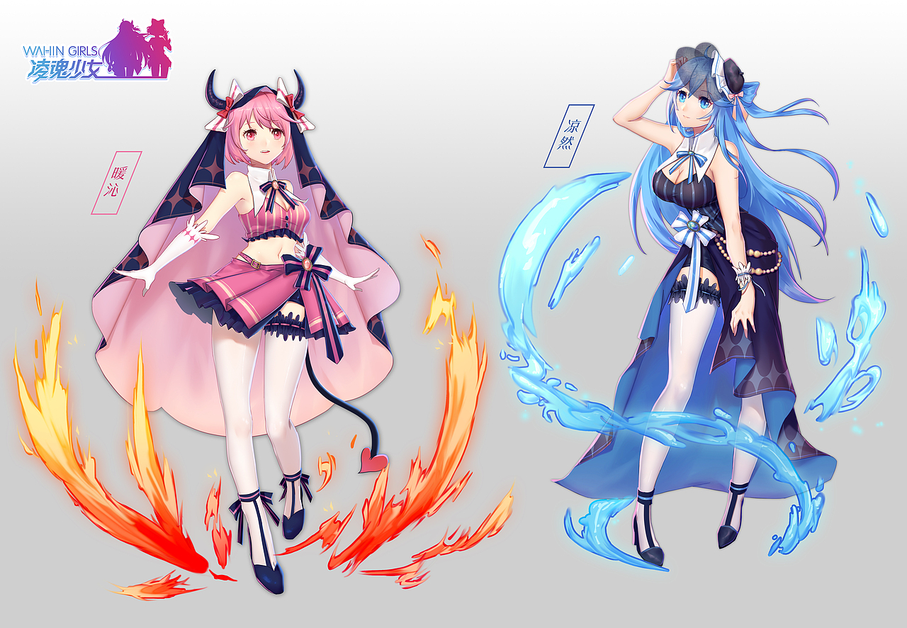 凌魂少女-魔法舞会（图ZMTk5NjA3Mjgw） - IP形象 - 站酷设计师焦糖肥宅原创素材 - 站酷ZCOOL