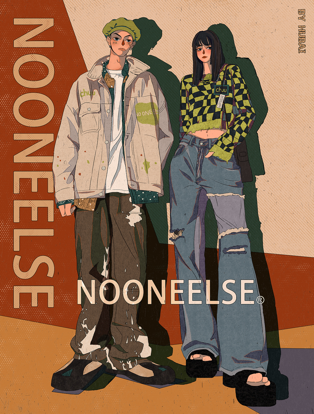 把插画穿在身上