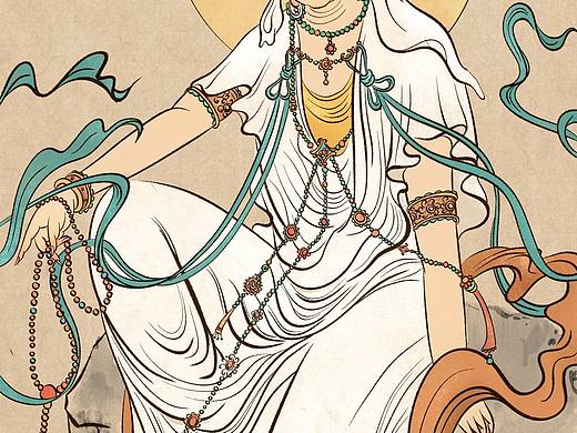 绘《白衣观音》