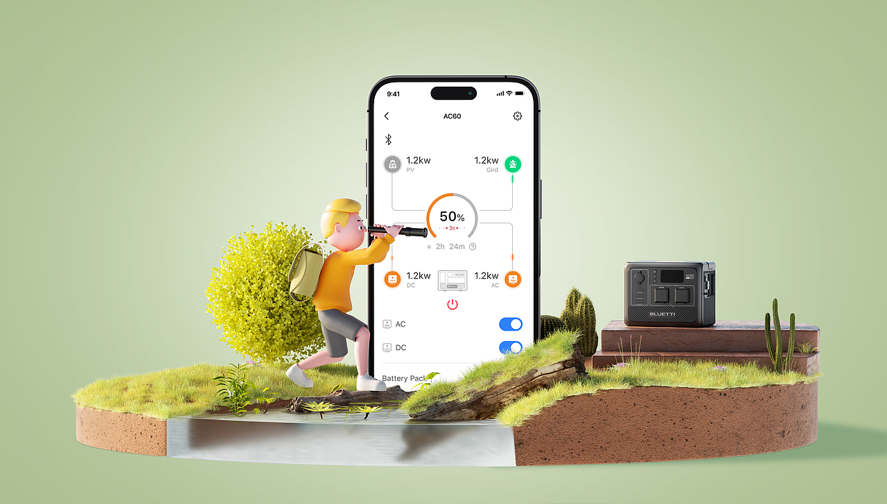 德兰明海 /Bluetti 一季度,户外电源渲染合集