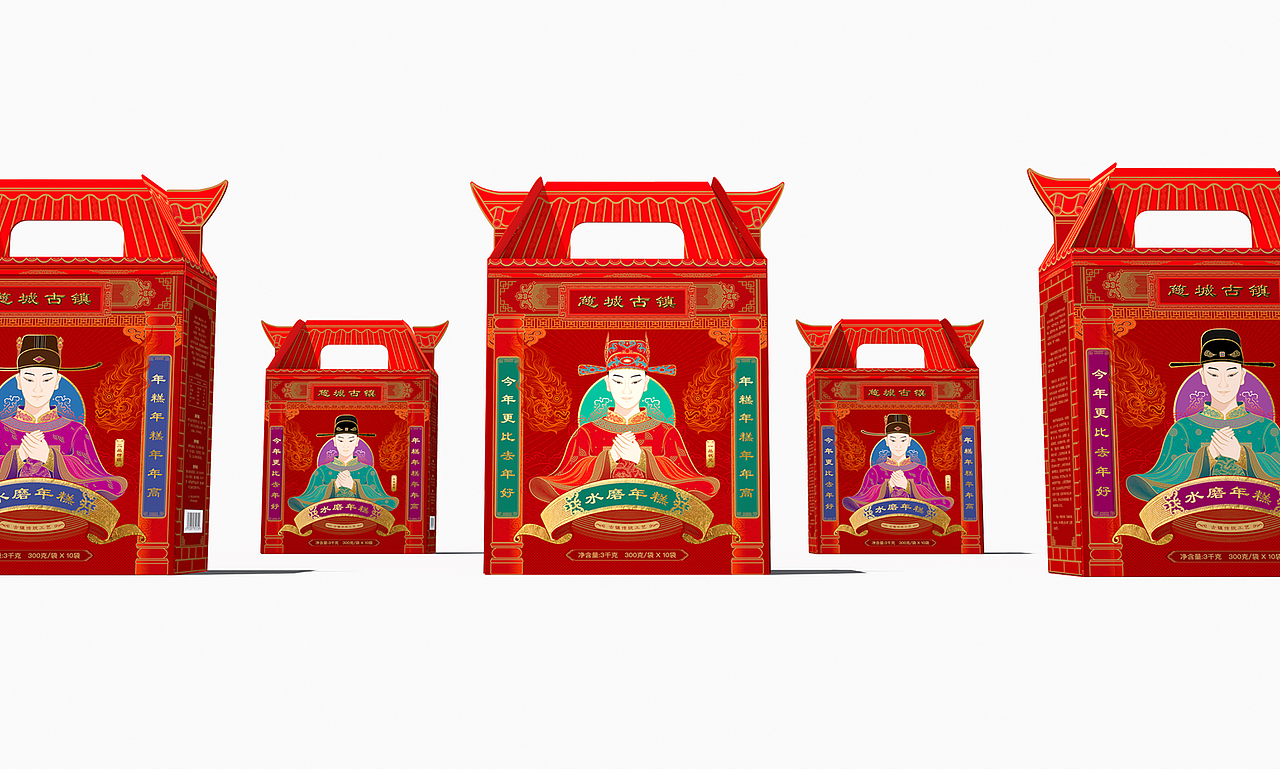 宁波慈城｜水磨年糕｜包装设计（图ZMzM2Nzg5Mjcy） - 包装 - 站酷设计师JING陈静宁波原创素材 - 站酷ZCOOL