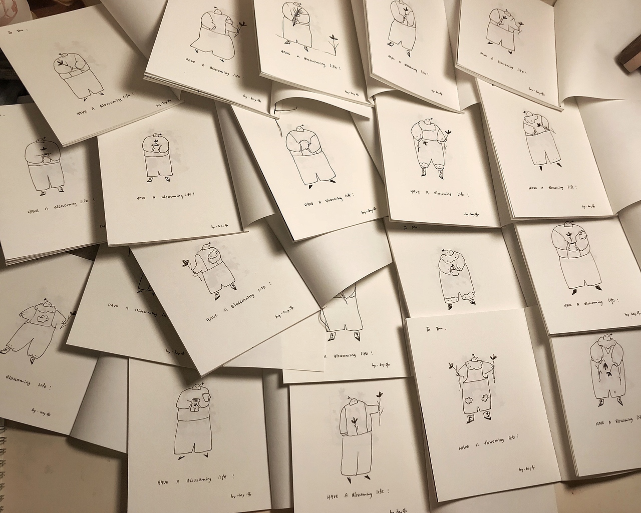 Blossom Forever的系列创作-插画/粘土/周边/展览